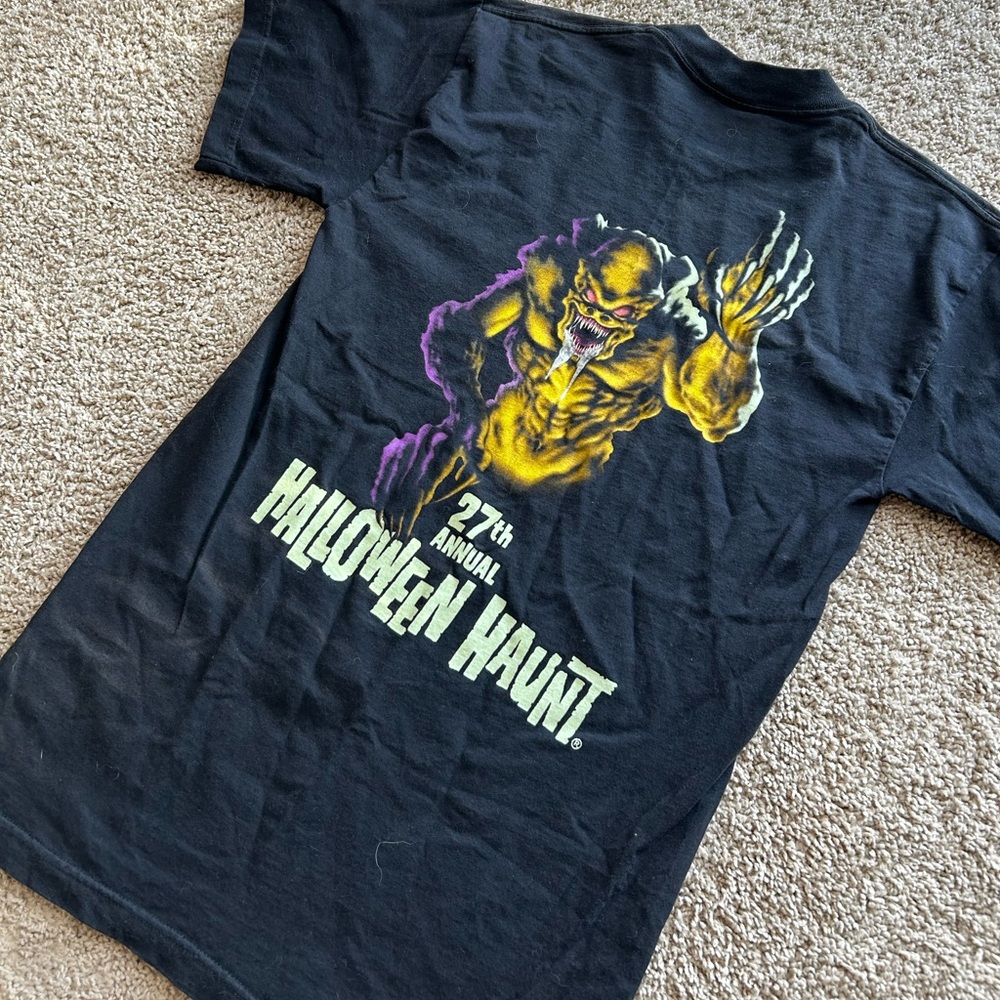 Vintage 1999 Knotts Scary Farm Halloween Haunt horror tee